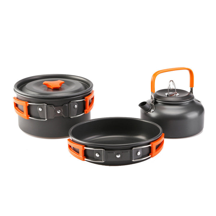 Discover the Ultimate Outdoor Cooking Experience with the Alumina Pot Outdoor Camping Cookware Set