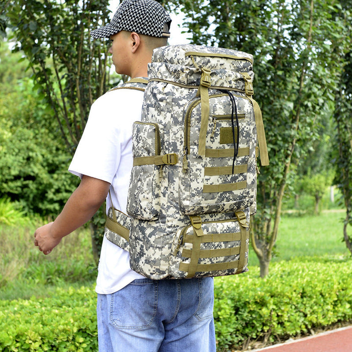 Explore the Great Outdoors with Our Camouflage Outdoor Mountaineering Backpack