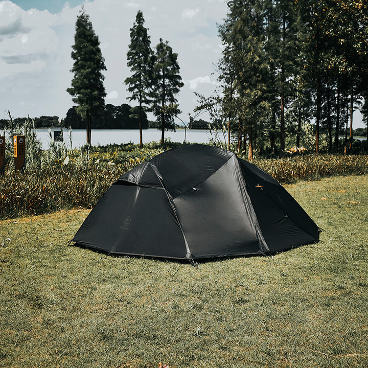 Double Layer Aluminum Pole Outdoor Camping Tent