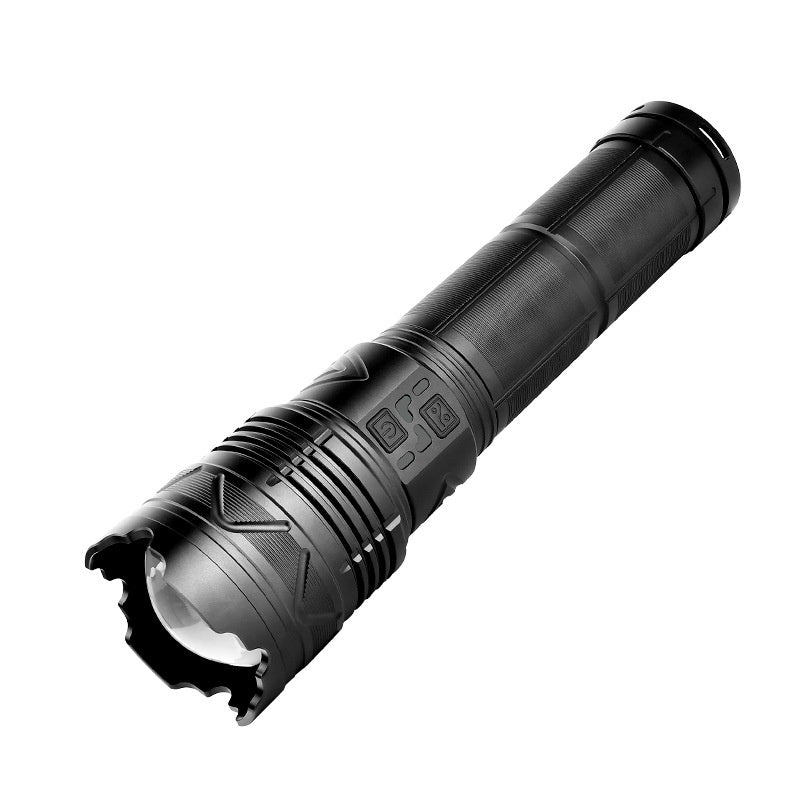 Outdoor Multifunctional Zoom Strong Light Flashlight