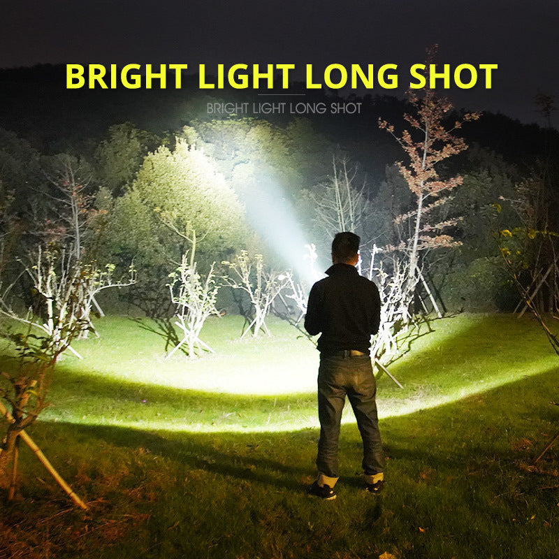 Strong Light Flashlight Rechargeable
