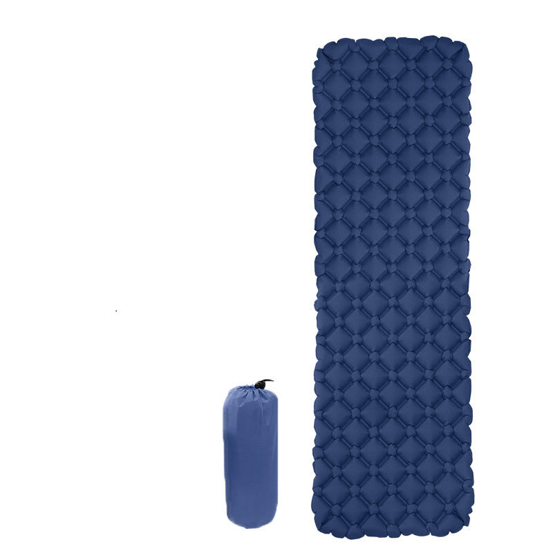 Outdoor Tent Sleeping Pad Camping Ultra-light Portable Waterproof And Moisture-Proof Pad Single Diamond TPU Inflatable Pad
