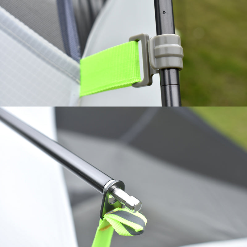Double Layer Aluminum Pole Outdoor Camping Tent