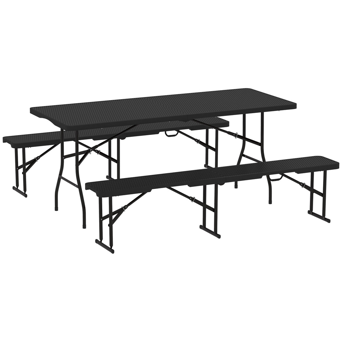 Outdoor Folding Picnic Table And Bench Set