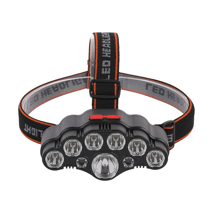 Head-Mounted Outdoor Night Fishing Waterproof Flashlight