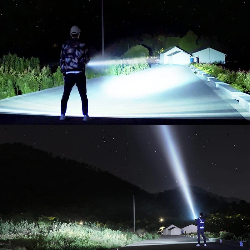Strong Flashlight Focusing Led  Light