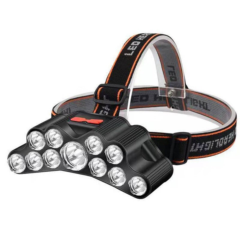 Head-Mounted Outdoor Night Fishing Waterproof Flashlight