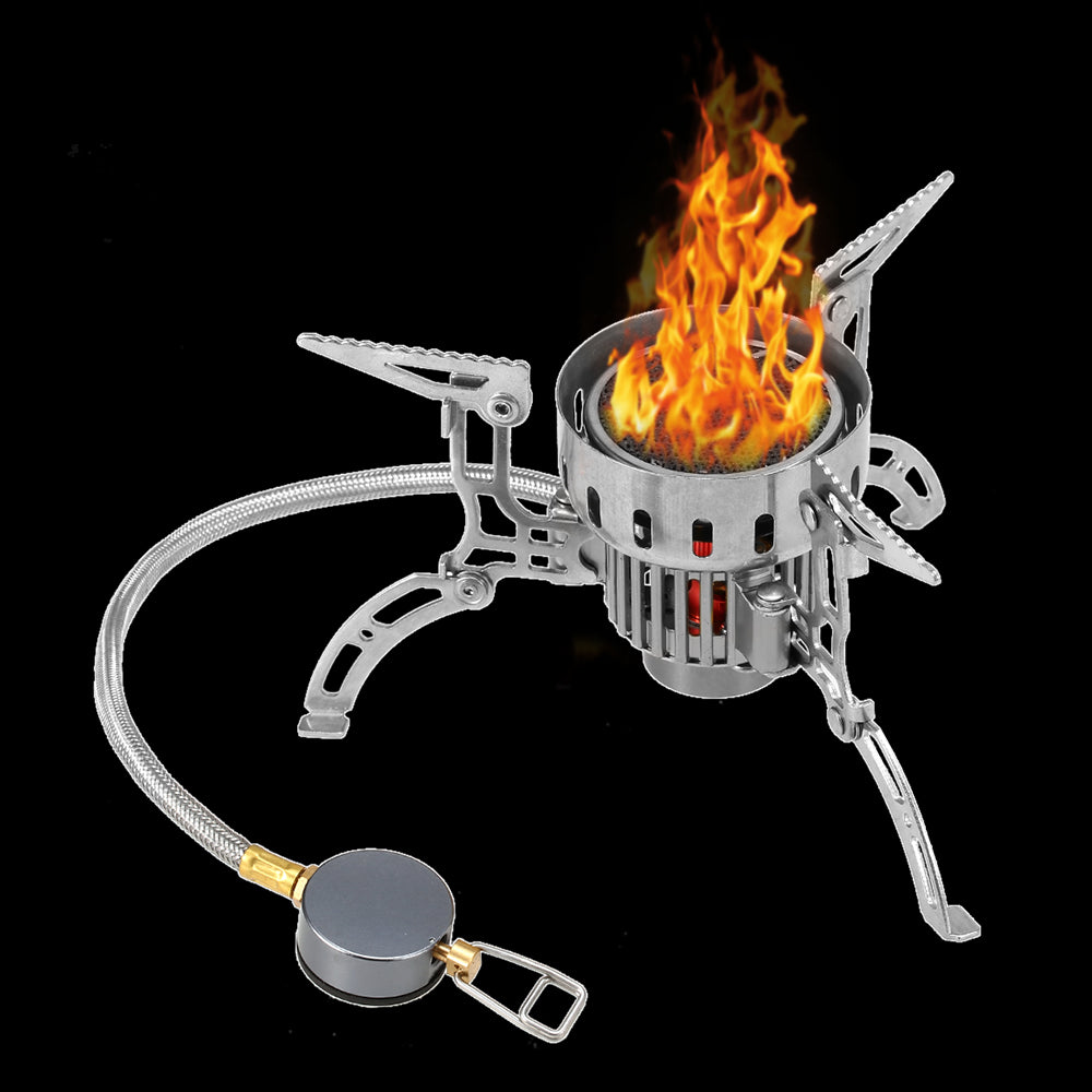 Camping stove head