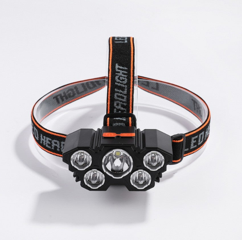 Head-Mounted Outdoor Night Fishing Waterproof Flashlight