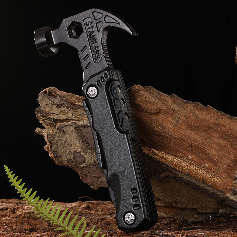 Outdoor Multifunctional Vehicle-mounted Window-breaking Hammer Stainless Steel Camping Combined Pliers