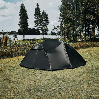 Double Layer Aluminum Pole Outdoor Camping Tent