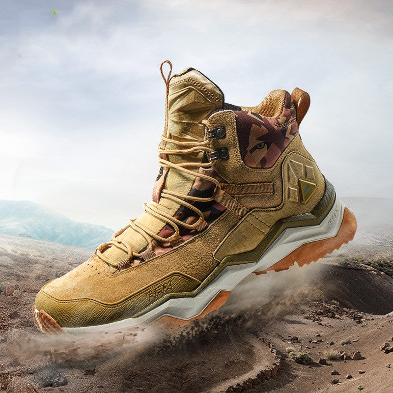 Waterproof Non-slip Mountain Climbing High Top Shoes