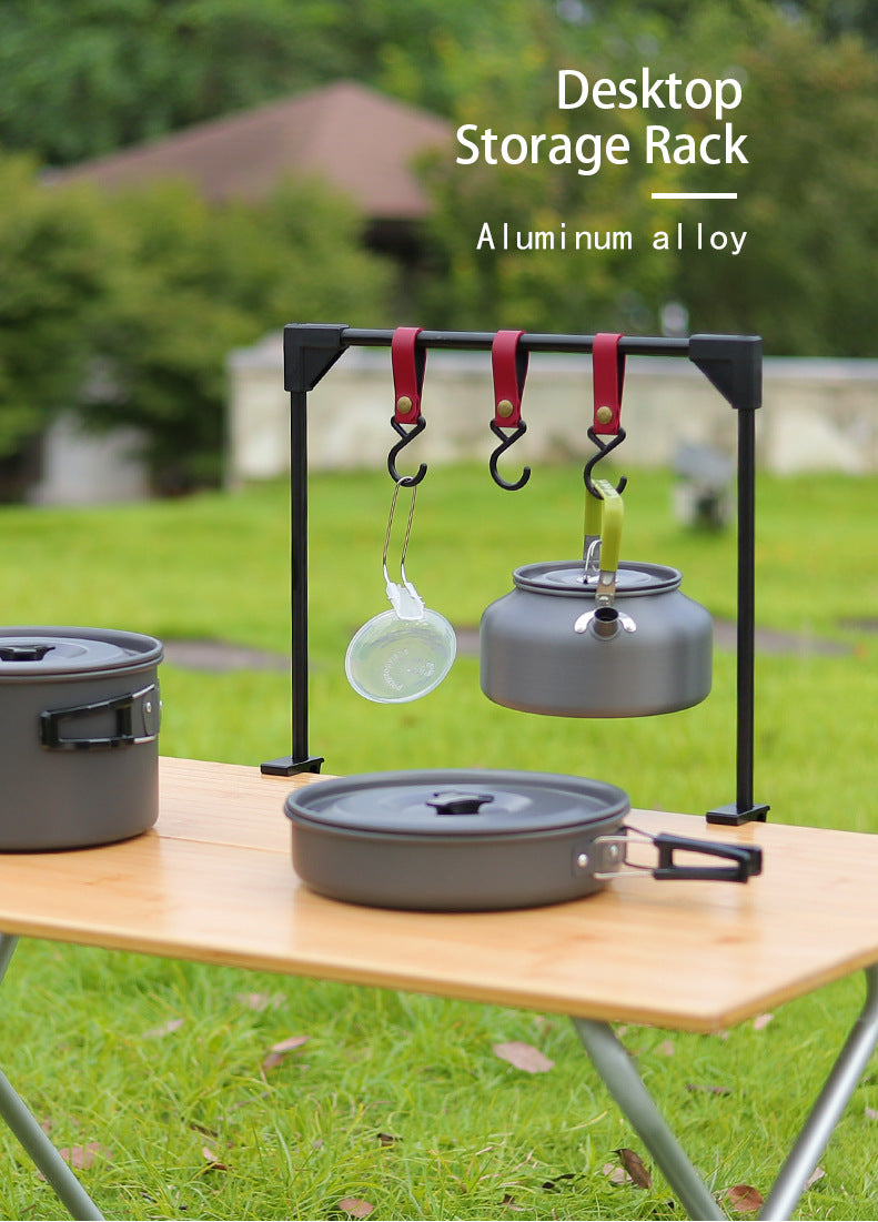 Outdoor Camping Rack For Table Adjustable Base