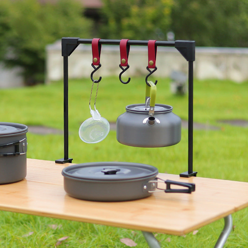 Outdoor Camping Rack For Table Adjustable Base