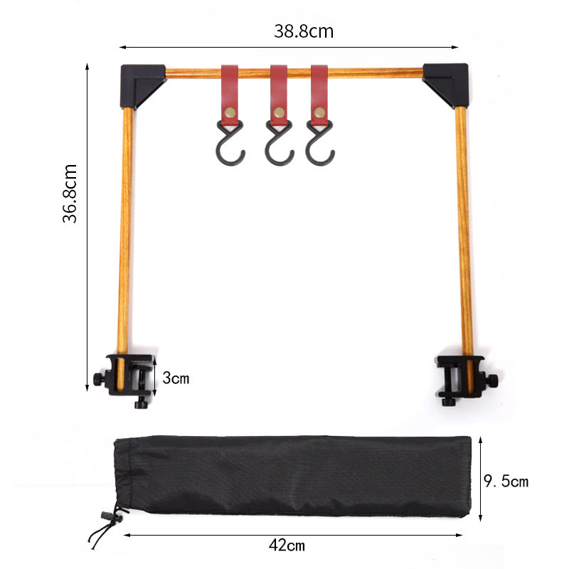 Outdoor Camping Rack For Table Adjustable Base