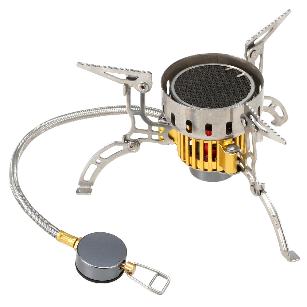 Camping stove head