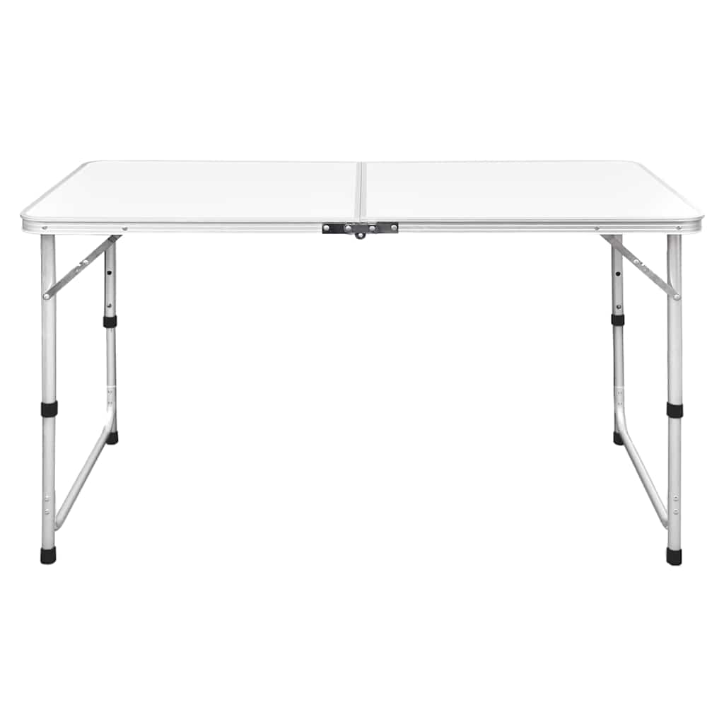 Folding Camping Table, Height Adjustable,   Camping Table with 4