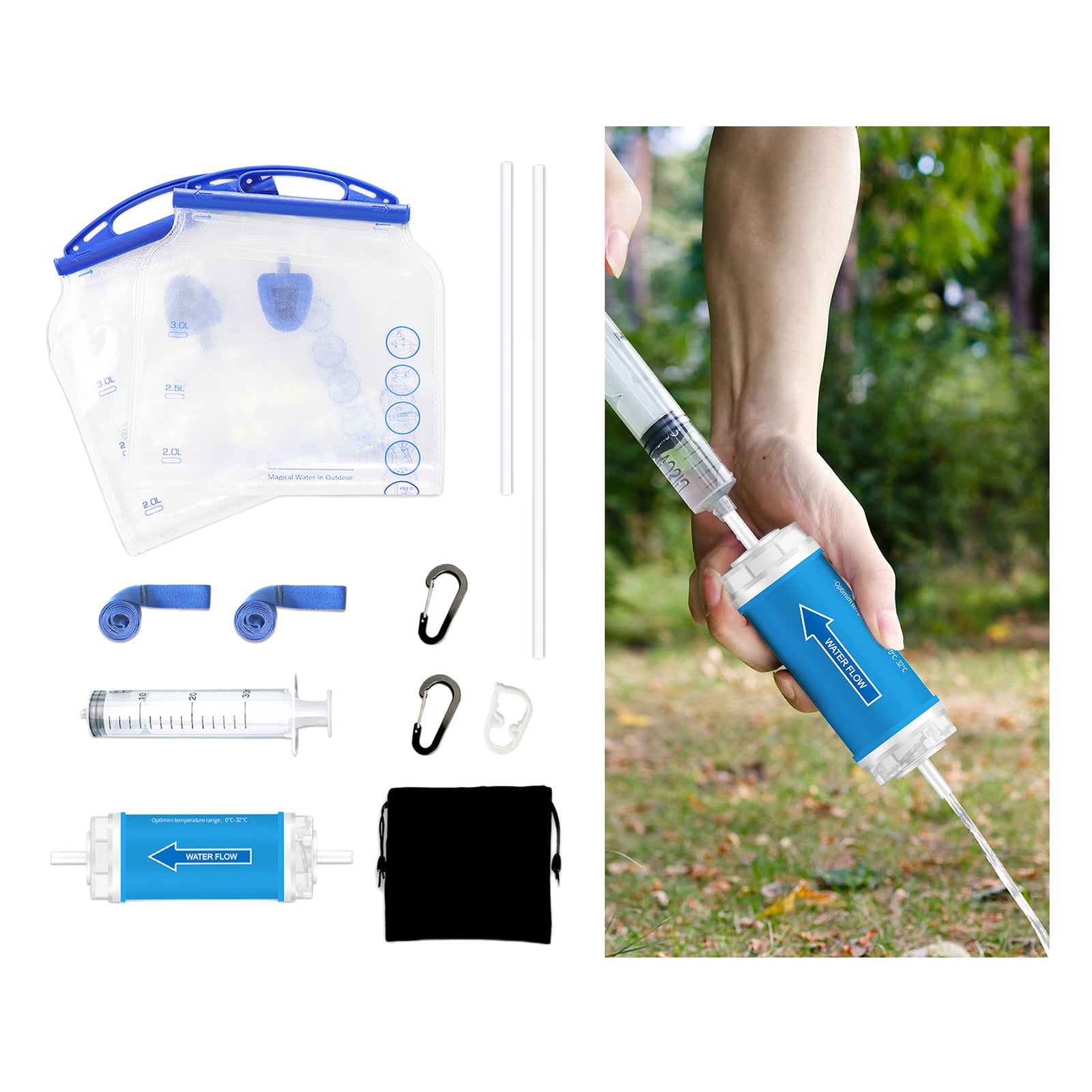 Large Capacity Gravity Filter 0.01 Micron Water Filter